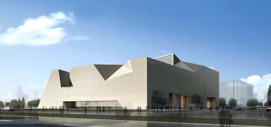 山東省美術(shù)館新館大噸位液壓梯